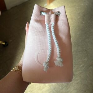 Dior Novelty Drawstring Pouch in Pink